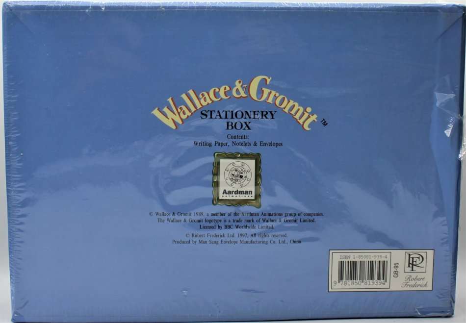 Wallace & Gromit - Collectable Stationery Box Plus 4 Character Pencils - Factory Sealed - Licensed