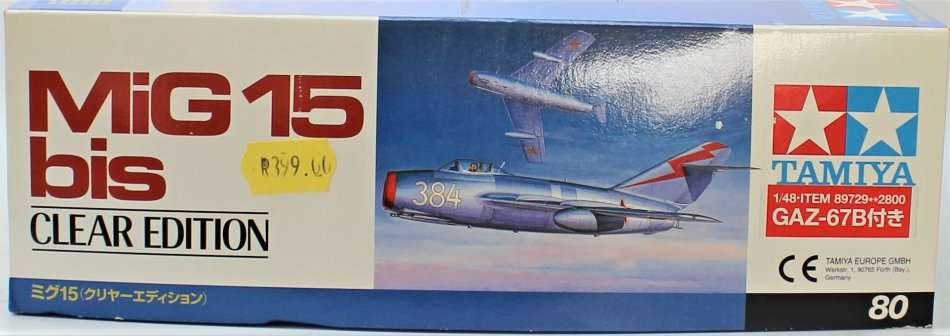 Tamiya - 1:48 MiG 15 bis - Clear Edition - NICE!