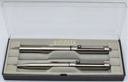 Parker - Series 25 - 2x Ball & Fountain Pen Sets - Boxed - 1975-1994