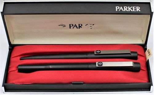 Parker - Series 25 - 2x Ball & Fountain Pen Sets - Boxed - 1975-1994