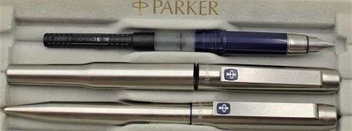 Parker - Series 25 - 2x Ball & Fountain Pen Sets - Boxed - 1975-1994