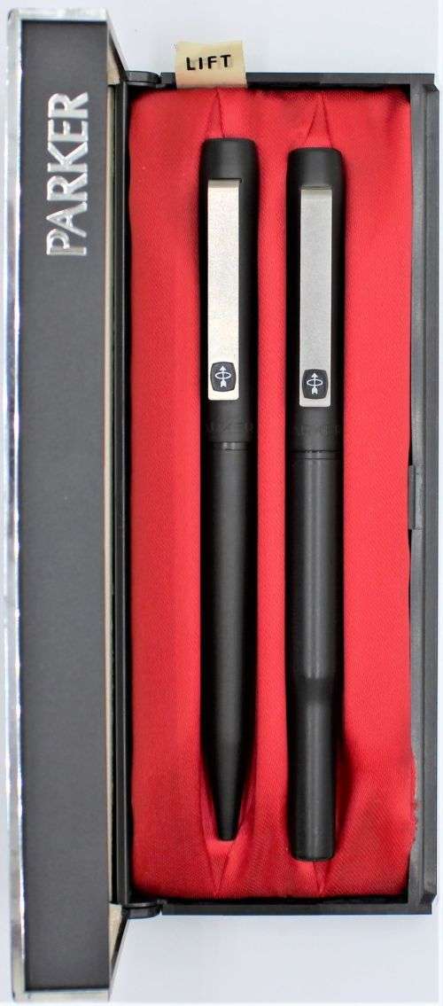 Parker - Series 25 - 2x Ball & Fountain Pen Sets - Boxed - 1975-1994