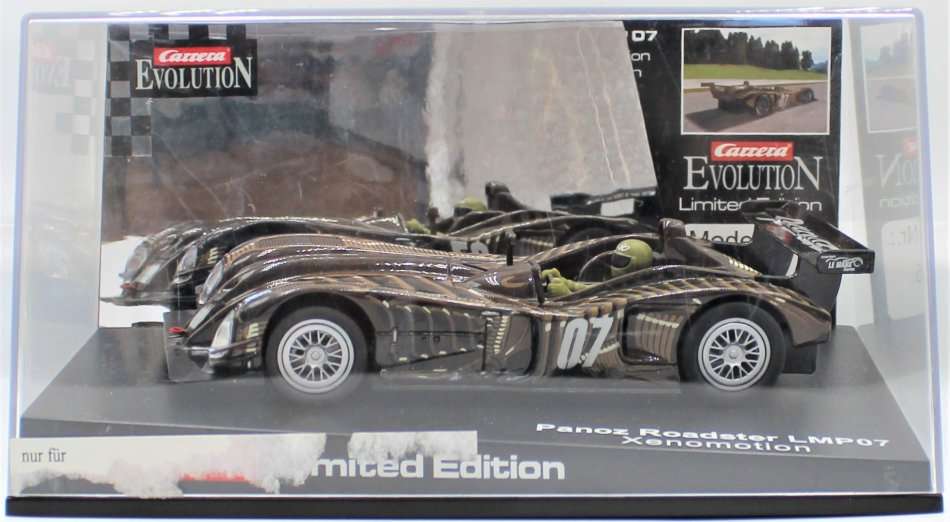 CARRERA Evolution - Limited Edition Panoz Roadster LMP07 Xenomotion Slot Car - Unused