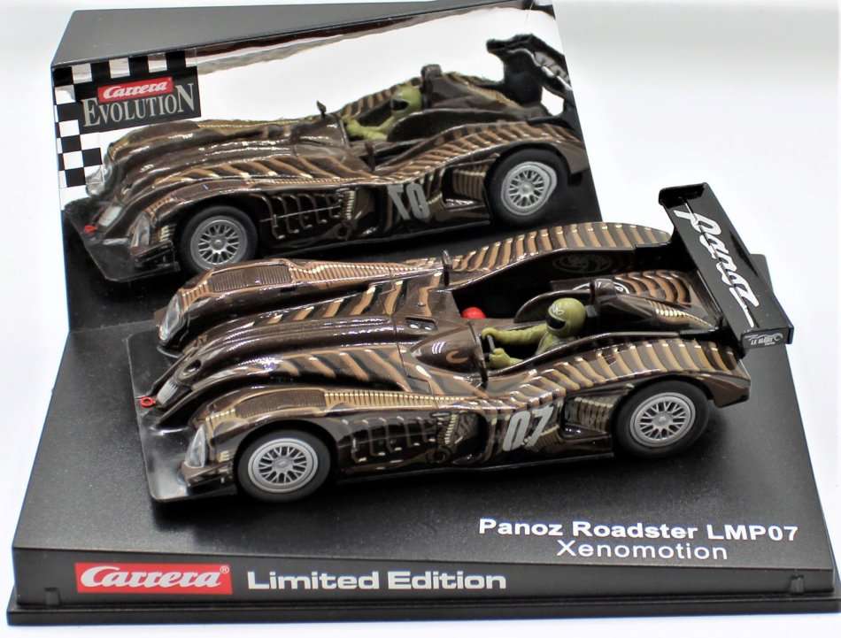 CARRERA Evolution - Limited Edition Panoz Roadster LMP07 Xenomotion Slot Car - Unused