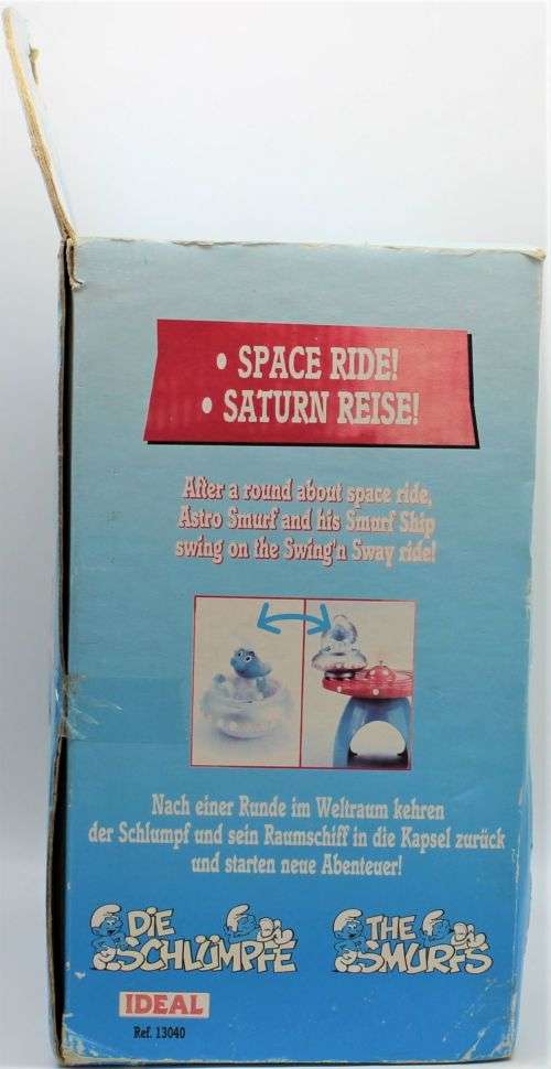 Smurf - Ideal - Rings of Saturn Smurf Toy - Licensed Peyo Product 1996