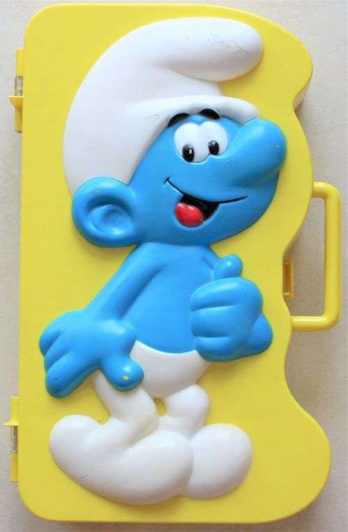 Smurf - Scarce Vintage Collector`s Case - Houses over 30 Smurfs