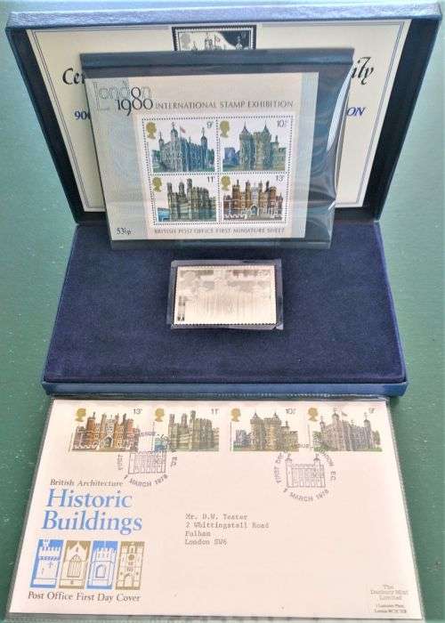 1978 Danbury Mint - Tower of London 900th Anniversary Limited Edition - 73g Solid Sterling Silver