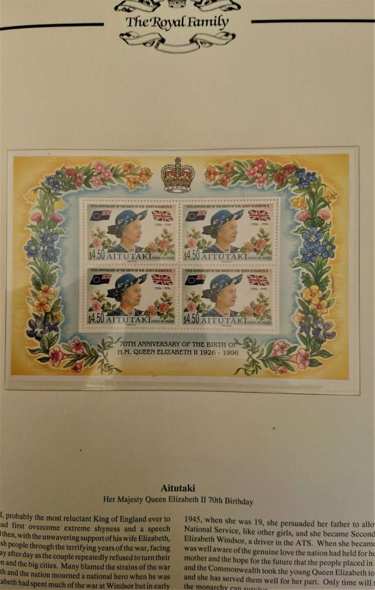 1996 - Queen Elizabeth II 70th Birthday Omnibus Album - Stamps, FDC's MS - Imperfs+ SPECIMEN