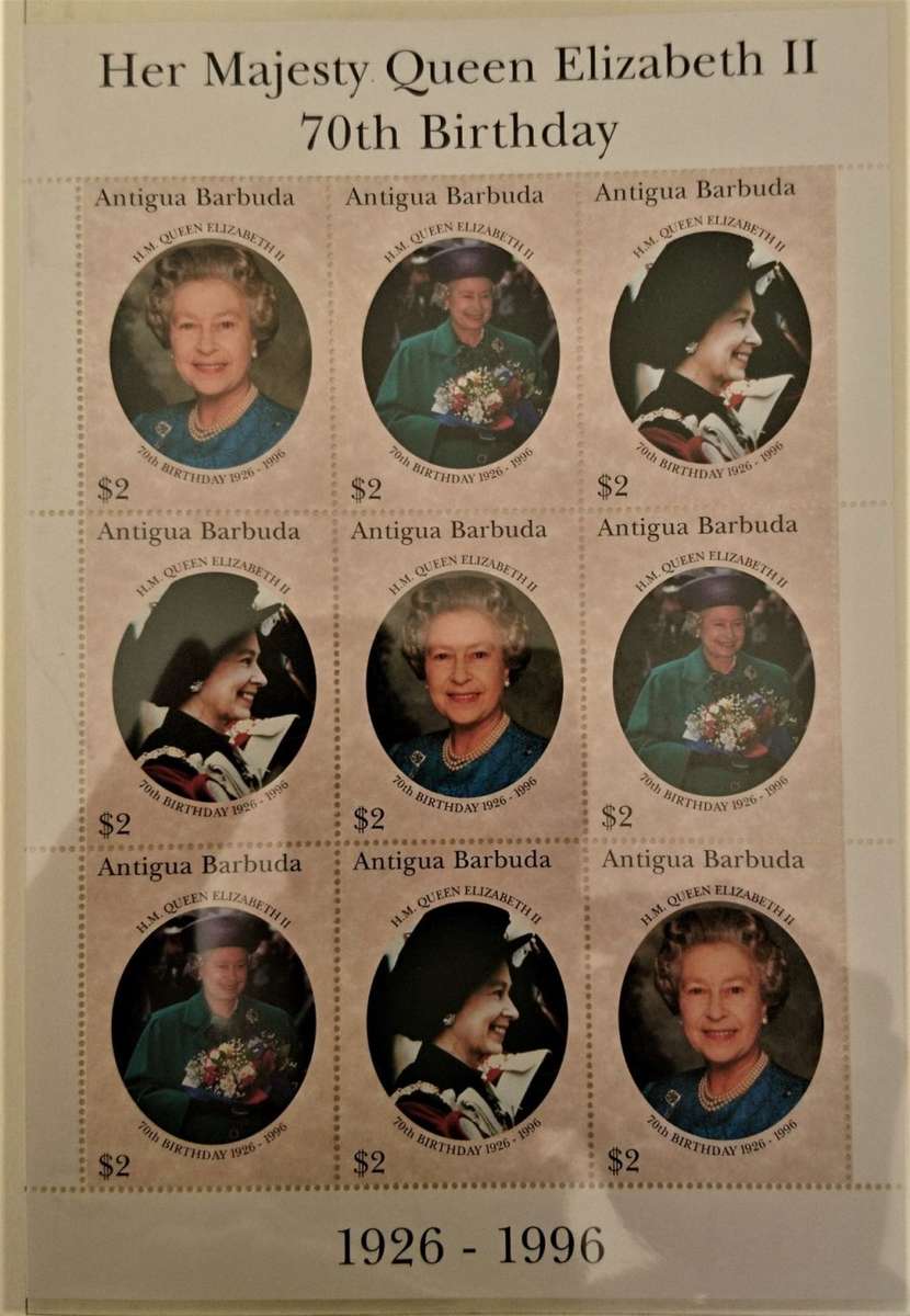 1996 - Queen Elizabeth II 70th Birthday Omnibus Album - Stamps, FDC's MS - Imperfs+ SPECIMEN