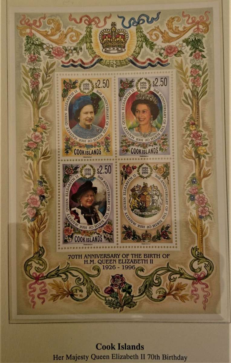 1996 - Queen Elizabeth II 70th Birthday Omnibus Album - Stamps, FDC's MS - Imperfs+ SPECIMEN
