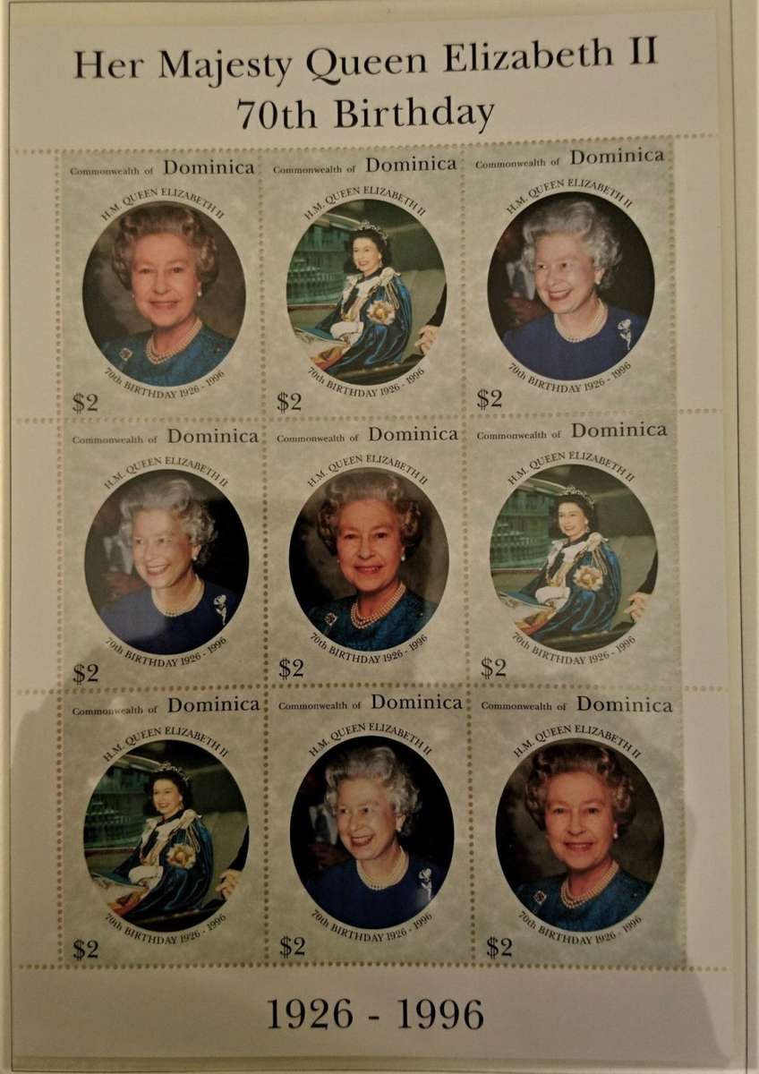 1996 - Queen Elizabeth II 70th Birthday Omnibus Album - Stamps, FDC's MS - Imperfs+ SPECIMEN