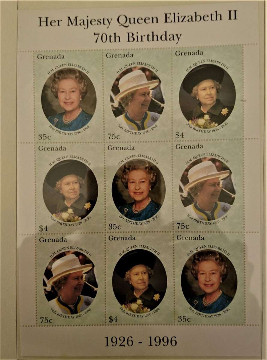1996 - Queen Elizabeth II 70th Birthday Omnibus Album - Stamps, FDC's MS - Imperfs+ SPECIMEN