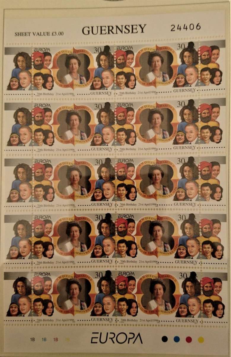 1996 - Queen Elizabeth II 70th Birthday Omnibus Album - Stamps, FDC's MS - Imperfs+ SPECIMEN