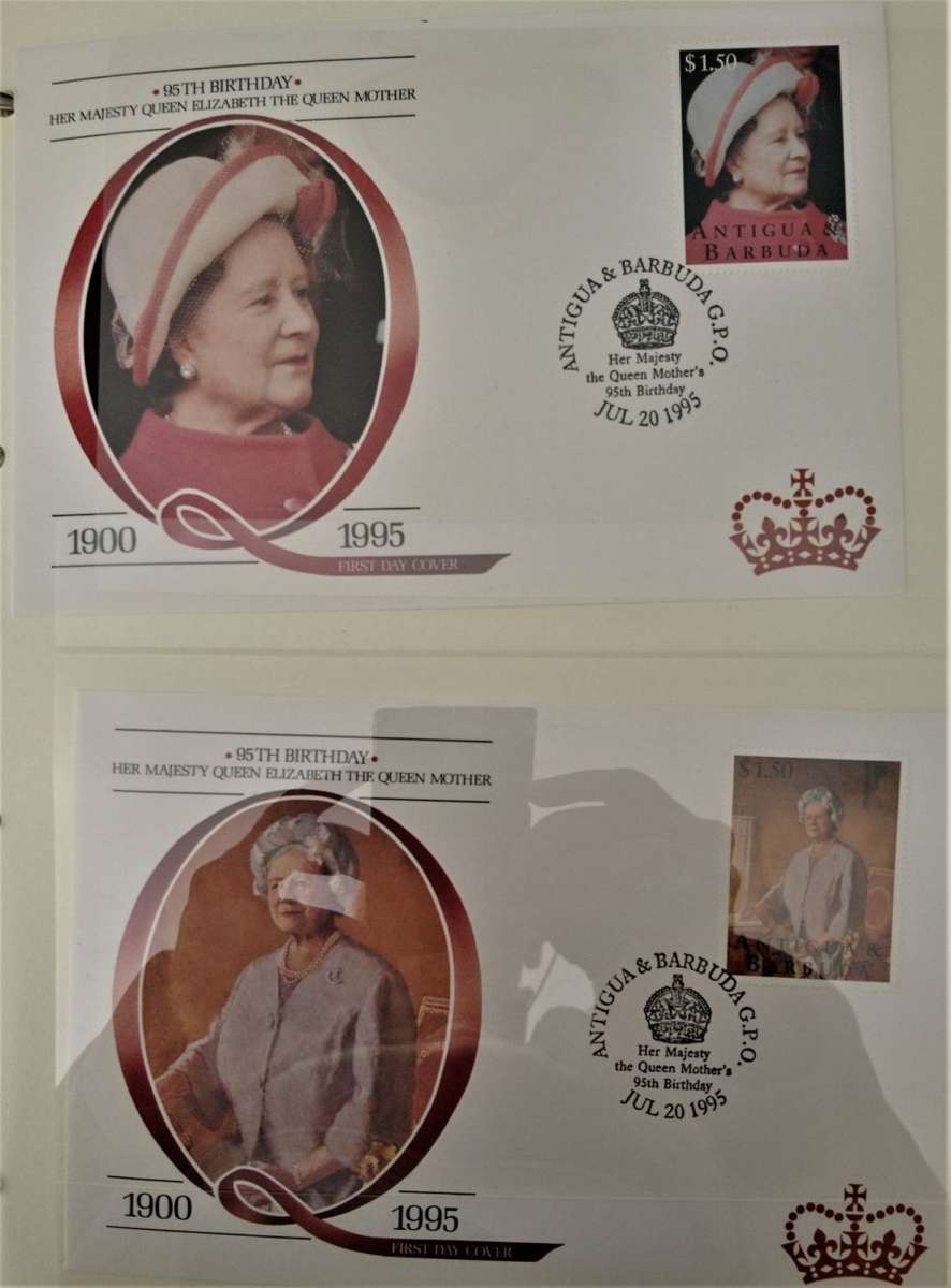 Album - Queen Elizabeth II's 95th Birthday - Incl. 6 Coin Covers & Silver Coin Proof Certificate