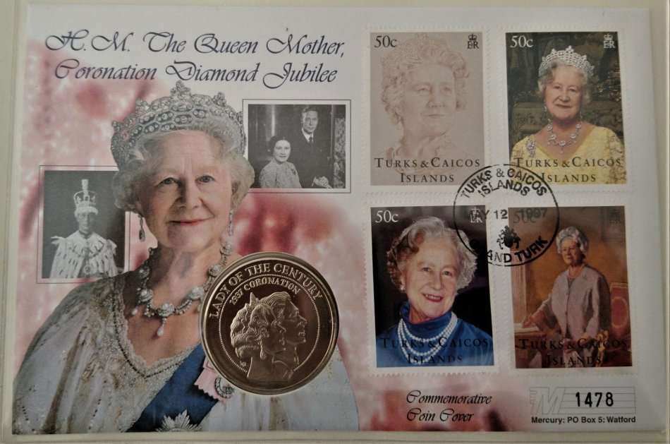 Album - Queen Elizabeth II's 95th Birthday - Incl. 6 Coin Covers & Silver Coin Proof Certificate