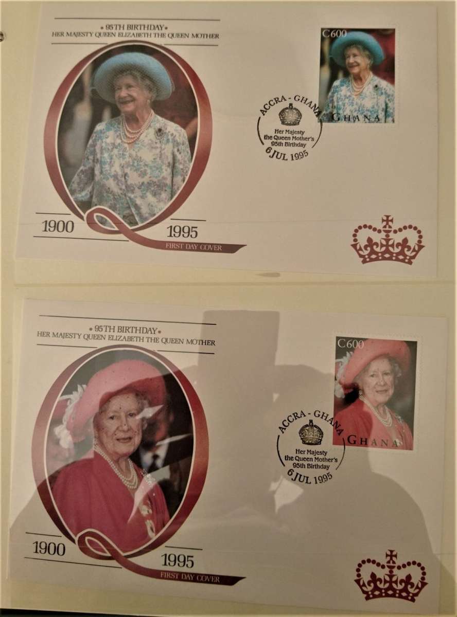 Album - Queen Elizabeth II's 95th Birthday - Incl. 6 Coin Covers & Silver Coin Proof Certificate