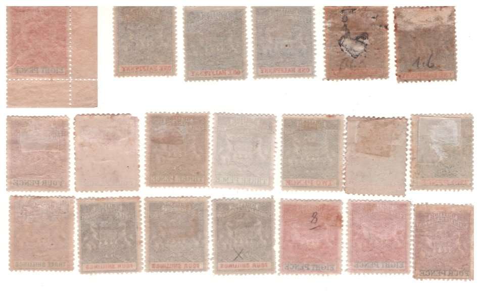 BSAC - 1892-94 20x British South Africa Company Stamps - High Value!