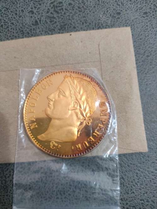 Napoleon Empereur sterling silver coin dated 1813. 20 Francs