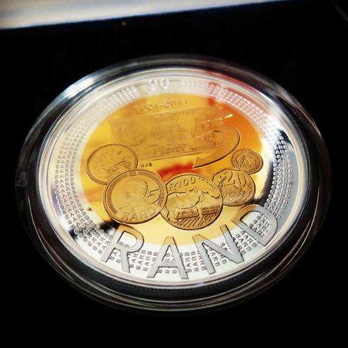 2011 Proof Silver R5 crown SARB 90th Anniversary