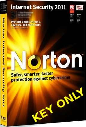 Symantec Norton Internet Security 2011 - 1 PC, 180 days protection (PRODUCT KEY ONLY)