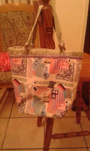 STUNNING TOTE BAG. FULLY LINED. One of a kind.