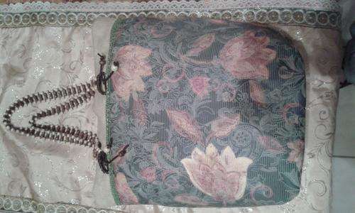 STUNNING TOTE BAG. FULLY LINED. One of a kind. Free purse with bag!!!