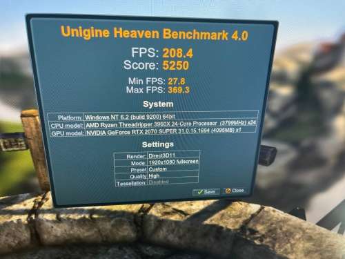 Computer Graphics Card NVIDIA RTX 2070 SUPER