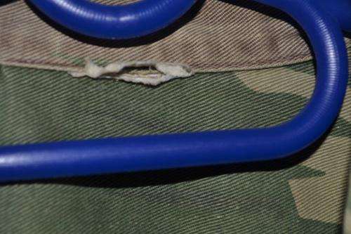 Rhodesian Short Sleeve Camo Shirt with Army breast badge and Sergeant stripe.