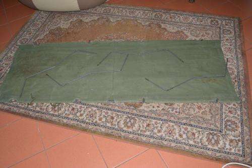 Rhodesian bush war Stretcher. Manufactured in South Africa.