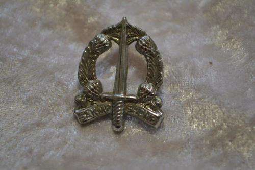 SA Corps of Military Police Collar badge.