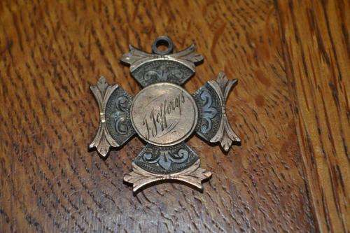 Silver and Gold Bowling Clubb Medal to J. Jefferys.