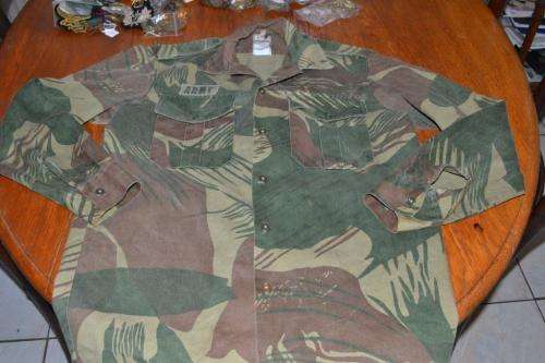 Rhodesian Long sleeve Camo Shirt. Trevain size 38. Thick material.