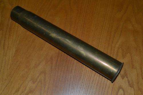 Boer War 3 Pdr casing made by EOC dated Dec. 1896