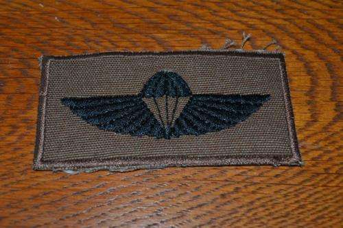 SADF Para Wings on Nutria.