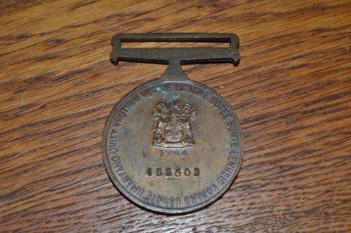 SADF Unitas Medal. Full size.