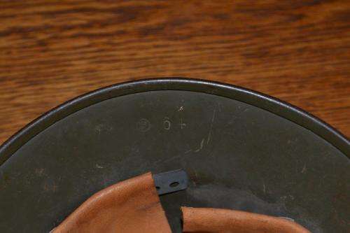 South African Riot Helmet on the German Design. No chin strap.