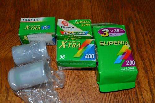 8 Rolls of Film. Unused. 2003 and 2010