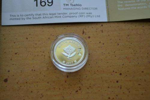 2017 2 1/2 cent Sterling Silver Tickey "The Heart Transplant" with DBN Privy Mark. 169/400