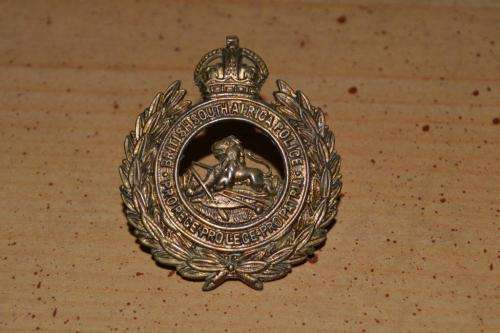 Rhodesian BSAP Voided Hat Badge.