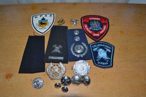 Lot of Durban Fire Brigade items.