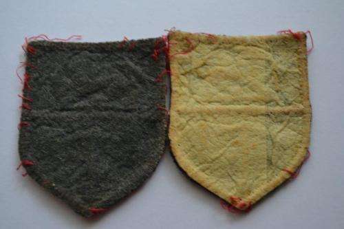 Pair of Rhodesian Army arm patches.