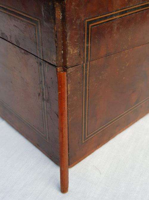 Beautiful Writing slope with Original ink bottles. Needs some work to outside.