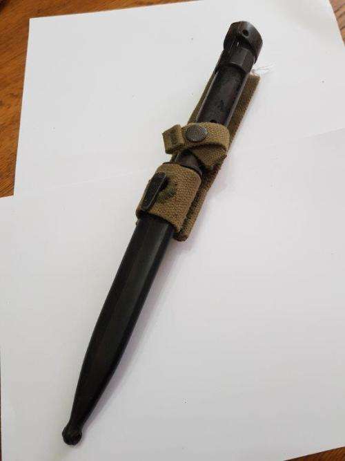 FN Bayonet with Frog.