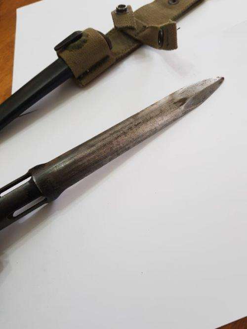 FN Bayonet with Frog.