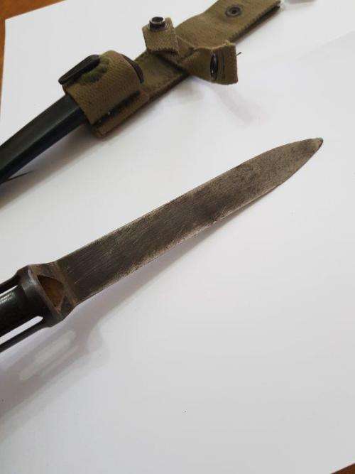 FN Bayonet with Frog.