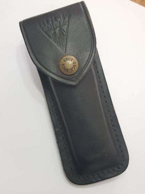 Old Buck 110 Pocketknife with Sheath.