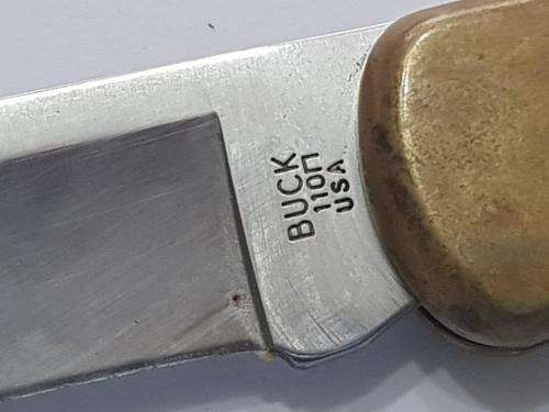 Old Buck 110 Pocketknife with Sheath.