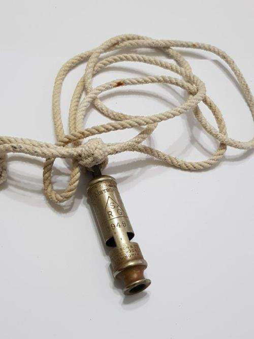 Southern Rhodesia Government Army Whistle 1949.
