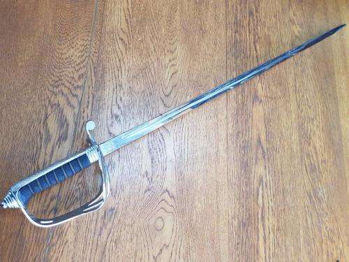 Old SADF Sword. No scabbard and chrome is separating from the blade.