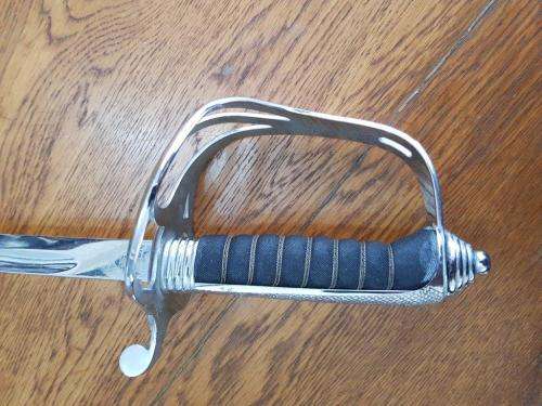 Old SADF Sword. No scabbard and chrome is separating from the blade.